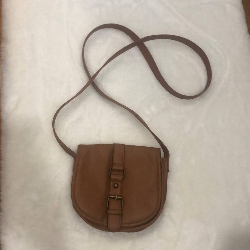 Tan Faux Leather Purse BOGO